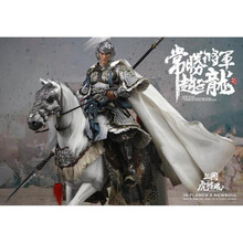 三国系列兵人INFLAMES猴厂演义赵云子龙诸葛亮关羽张飞 单人装小马