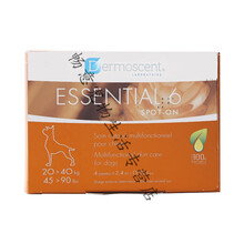 黄金点猫用宠物皮肤病滴剂猫癣猫咪螨虫法国德美丝狗狗泰迪比熊博美皮肤修复滴剂 黄金点犬用20-40kg 整盒