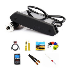 SKYSONIC 天音拾音器A710A810民谣木吉他拾音器T902打板T903免开孔无线扩音 T901+6米链接线+赠品