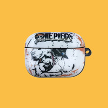 韵宁 卡通海贼王路飞Airpods1/2代保护套AirPods Pro3代适用苹果无线蓝牙耳机保护套 【airpods pro3代】艾斯+挂钩