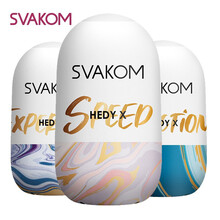 美国司沃康 SVAKOM 双面飞机杯男用自慰器飞机蛋 非一次性可循环使用名器 旅行便携情趣性用品 赫蒂X【三合一套装】