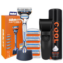 吉列（Gillette） 吉列锋隐剃须刀手动男士致顺刮胡刀锋速5层剃须刀片原装刀架刀头 锋隐1刀架5刀头