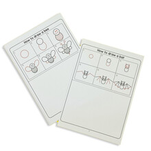 番尼乐(FNL)幼儿园简笔画临摹入门图画本练习册儿童趣味素描涂色画册手绘本情景思维启蒙练习字帖绘画簿 A款35张