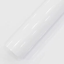 汽车通用亮光面改色膜全车贴膜车身亮光贴膜亮光黑白红橙黄绿贴纸 白色【亮光】 1.5米*0.2米长