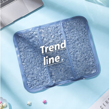 夏季冰垫坐垫 德国凝胶冰垫坐垫免注水夏季冰凉学生防褥疮冰枕头汽车水垫凉垫教室办公室降温神器 清爽蓝--德国果冻凝胶