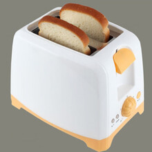 舒欣特全自动不锈钢多士炉烤面包机家用2片迷你吐司机自动弹起早餐机 基础款 无防尘盖