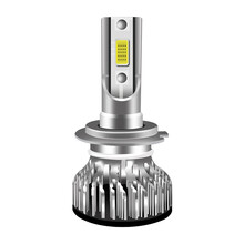 利金光电 黄海N2汽车LED前大灯超高亮近光灯远光灯H7H1灯泡聚强光改装配件 黄海N2 近光灯H7一个价 单支装