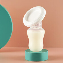 小雅象蘑菇集乳器吸奶器手动母乳收集器溢奶漏奶接奶器硅胶吸奶器集乳器手动大吸力一体式静音 小雅象 全硅胶母乳集奶器(蘑菇款)