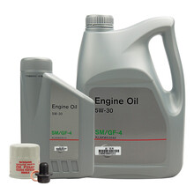 日产(Nissan)原厂机油 4S店直供 矿物质 5W-30 SM级 4L+1L 保养套餐 适用楼兰2.5L 2.5T 3.5L 含机滤+螺栓