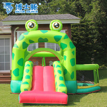 博士豚 充气城堡室外大型户外摆摊儿童玩具游乐园蹦蹦跳床滑梯攀岩家用小型游乐场 【62060】青蛙城堡（330*300*235cm