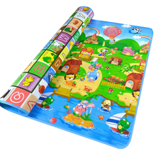 宝宝爬行垫 加厚爬爬垫 防潮泡沫地垫 婴儿童游戏家用客厅可折叠 1.5*1.8米*1厘米双面