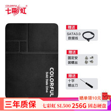 七彩虹（Colorful）ssd固态硬盘 SL500 SATA3.0接口 台式机笔记本通用 SL500   256G