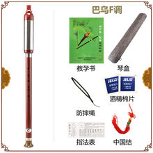 专业演奏演出巴乌乐器横吹竖吹G调F调小学生儿童初学者入门 巴乌F调+六大赠品