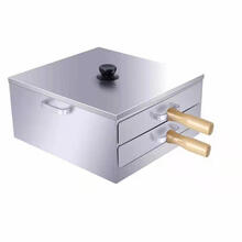 京对 家用小型肠粉机304不锈钢单双层拉肠蒸炉机迷你抽屉式工具家庭装 单层(304盘豪华款)2个平盘