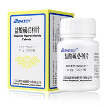 恩华 盐酸硫必利片 0.1g*100片*1瓶 用于多动症 盐酸硫必利片 0.1g*100片