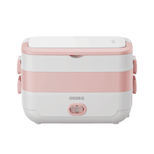 德国 OIDIRE 插电式电热饭盒保温加热蒸煮便餐当盒上班族便携带饭神器 双层不锈钢内胆 1.4L OIDIRE 电热饭盒