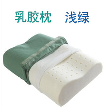 澳熙珞美记忆棉枕头柔软舒适军绿枕头枕芯套慢回弹记忆太空枕修复颈椎枕头 绿色【乳胶】