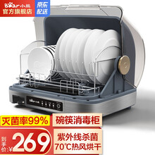 小熊（Bear）消毒柜家用桌面台式保洁柜碗碟筷子消毒碗柜迷你奶瓶婴儿消毒免沥干XDC-A26B1 高温烘干