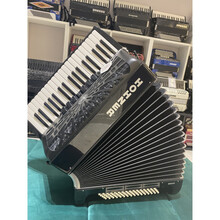 全新HOHNER德国霍纳手风琴120 96 80 72 60贝初学演奏琴考级键盘手风琴定制款 80贝斯黑色