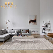 佐弗迪 印度进口羊毛地毯简约纯色客厅沙发茶几垫现代轻奢风房间卧室床边毯 格林02 1.6米x2.3米适合2座沙发或1.5米宽的床尾