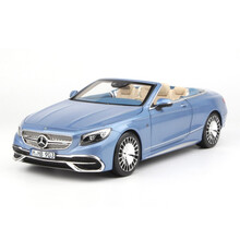Norev  1:18 2018款 奔驰S 迈巴赫 奔驰 S650 轿车 合金汽车模型车模收藏 NOREV 2018 奔驰s650 浅蓝色