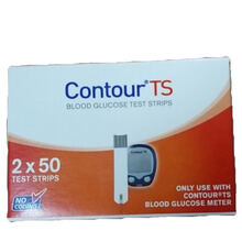 拜耳拜安康血糖试纸CONTOUR TS血糖仪试纸50片/100片血糖测试纸 100片血糖试纸 默认