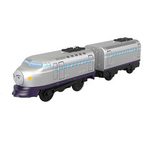 托马斯和朋友电动轨道用火车头大师系列带拖厢 电动健司带拖箱