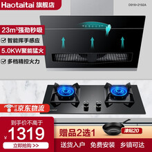 好太太（Haotaitai）抽油烟机 中式家用厨房侧吸式大吸力 吸油烟机燃气灶具套装 D928A+2192A天然气5.0kw（全新升级)