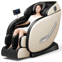 KONKA/康佳按摩椅家用小型豪华全身电动按摩器太空舱 黑白 【中配】U型枕 蓝牙音乐 足底指压 臀部气囊震动