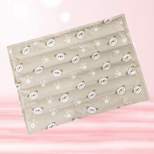 同心惢宠物冰垫狗垫子夏季降温降暑凉垫凉席垫猫咪泰迪中小型犬夏凉狗窝猫窝 棕色小狗款（45x60cm适合18斤内的宠物）