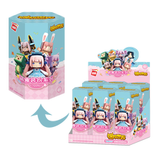 启蒙我的迷你世界星球联萌人仔 迷你大陆 兼容乐高积木拼装游戏盲盒玩具拼插男孩儿童生日礼物5岁6岁7岁 【盲盒1盒】萌趣装扮系列【款式随机】