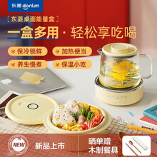东菱 Donlim 多功能养生壶 便携电热饭盒 加热保温便当盒 慢煮1人食桌面能量盒 DL-1223(晨曦黄)