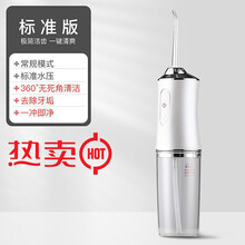 达洛优家用电动冲牙器便携式智能洗牙器牙结石牙线牙垢口腔清洁牙齿神器 象牙白 升级款-3喷头/2种模式/强劲水压