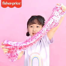 费雪(Fisher-Price)起泡胶组合 史莱姆水晶泥橡皮泥彩泥儿童DIY解压玩具男女孩礼物荧粉珠8566