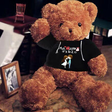 玩具熊超大 熊猫公仔毛绒玩具女孩泰迪熊大熊抱抱熊可爱布娃娃女生睡觉抱送女友睡觉抱枕生日情人节礼物 卫衣余生都是你新款 1.2米款 玫瑰花+小挂件