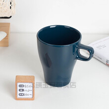 摩范 微瑕疵ins风陶瓷马克杯早餐杯简约陶瓷杯子男咖啡杯喝水杯学生杯 黄色 23送陶瓷勺