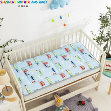 殿若（DIANRUO）幼儿园床垫床褥子家用儿童婴儿床软垫四季通用加厚垫子 城市汽车 枕套一只+枕芯一只