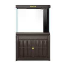 德邦Depontaqua超白玻璃生态鱼缸大型观赏鱼智能水族箱 1*0.3*0.7/0.75m柜靠墙（三色可选，咨询客服）