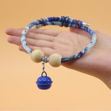 海盗猫宠物除蚤虱子驱虫项圈狗狗项圈用品猫铃铛项圈泰迪防跳蚤脖圈颈圈 驱虫蓝色 普通铃铛项圈 XXS