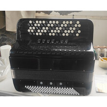 爱迪巴扬手风琴8/60/80/96/120贝B系统轻型键钮式风琴轻体琴定制款 120贝77键红色全进口簧