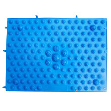 贝琪雅指压板足底按摩垫小冬笋不痛足底按摩垫家用新郎游戏很硬趾压板 指压板蓝色一片