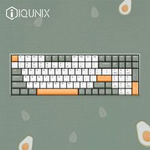 IQUNIX F96-牛油果 机械键盘 有线键盘 游戏键盘 100键RGB背光机械键盘 Cherry红轴