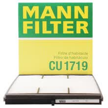 曼牌(MANNFILTER)空调滤清器CU1719适用凯越1.6L 1.8L/凯越HRV 1.6L厂家直发