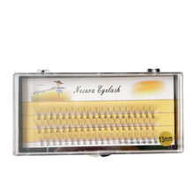 稻草人假睫毛自己嫁接分段自然嫁接睫毛单株单簇种植朵毛眼睫毛 12mm款 纤长 有存在感