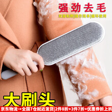 静电除毛刷衣服被单去毛刷粘毛器宠物去毛刷器除毛刷除尘衣物静电黏吸沾易清洁粘毛 红色手柄+收纳盒+去毛球【完美组合】