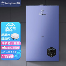 西屋（Westinghous）壁挂炉 26KW平衡式燃气采暖炉 地暖暖气片锅炉洗浴家用天然气热水器L1PB26-AWH26WT2