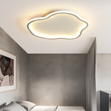 澳竹诚 北欧极简卧室灯主卧女生简约现代白色浪漫少女网红款云朵精致吸顶灯ins风 云朵白色50CM无极调光