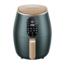 【旗舰新品】 长虹（CHANGHONG）空气炸锅 家用智能大容量无油多功能电炸锅薯条机 【智能液晶触屏绿】一键菜单+无油烟+不沾易清洗