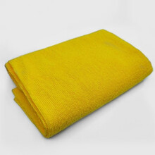 40*40汽车打封釉镀晶膜清洁无边擦车抹布抛光超细纤维毛巾专用 黄色2条