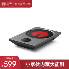 三界茶具S2数显小茶炉玻璃烧水煮茶器家用迷你保温泡茶电陶炉 S2电陶炉